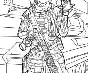 Coloriage Call Of Duty Warcom Mara