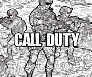 Coloriage call of Duty Warzone pour enfant