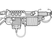 Coloriage Fusil à plasma de Call of Duty