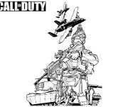 Coloriage Les forces a&eacute;riennes dans Call of Duty
