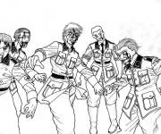 Coloriage Les Zombies de Call of Duty