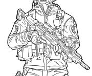 Coloriage Skin de Simon Ghost Riley