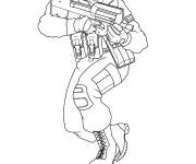 Coloriage Soldat de Call of Duty