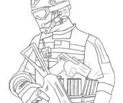 Coloriage Soldat de call of Duty &agrave; imprimer