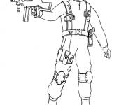 Coloriage Soldat de Jeu vid&eacute;o Call of Duty