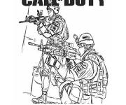 Coloriage Subdivision ALPHA de Call of Duty