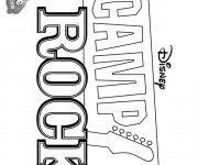 Coloriage et dessins gratuit Camp Rock Affiche à imprimer