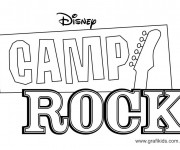 Coloriage et dessins gratuit Camp Rock Disney à imprimer