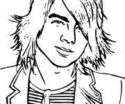 Coloriage et dessins gratuit Camp Rock Shane Gray à imprimer