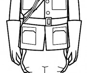 Coloriage Agent de Police de Canada