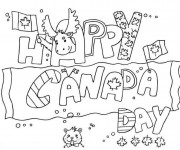 Coloriage Le Jour de Canada pour enfant