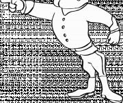 Coloriage Policier canadien s&eacute;rieux