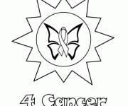 Coloriage et dessins gratuit Cancer du sein survivant à imprimer