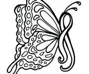 Coloriage et dessins gratuit Octobre rose pour sensibiliser du cancer du sein à imprimer