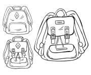 Coloriage Cartable &agrave; t&eacute;l&eacute;charger