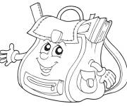 Coloriage Cartable ms