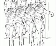 Coloriage Ballet casse-noisette