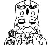 Coloriage Casse-Noisette de Gael Brawl Stars