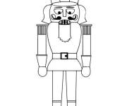 Coloriage et dessins gratuit Casse-Noisette debout à imprimer