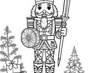 Coloriage Casse-noisette d&eacute;taill&eacute;