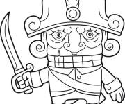 Coloriage Casse-noisette en action