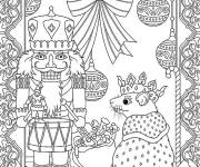Coloriage Casse-noisette et la reine des souris
