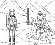 Coloriage Casse-Noisette et le Roi des Souris en comp&eacute;tition