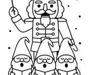 Coloriage Casse-Noisette et les gnomes
