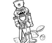 Coloriage et dessins gratuit Casse-noisette et Noix facile à imprimer