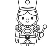 Coloriage Casse-Noisette Fille