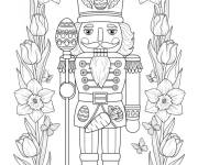 Coloriage Casse-Noisette pour P&acirc;ques