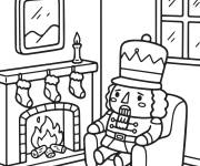 Coloriage Casse-Noisette relaxant