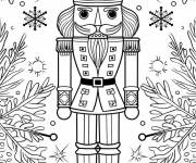 Coloriage Casse-Noisette roi de dessin anim&eacute;