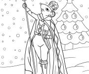 Coloriage Casse-Noisette roi des souris d&eacute;taill&eacute;