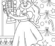 Coloriage Charmante Clara de Casse-Noisette