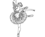 Coloriage F&eacute;e drag&eacute;e Casse-noisette