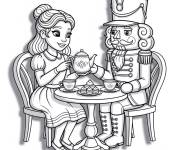 Coloriage F&ecirc;te du th&eacute; Casse-Noisette