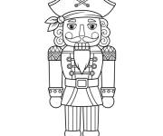 Coloriage Le pirate Casse-Noisette
