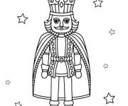 Coloriage Le Prince Casse-Noisette en uniforme