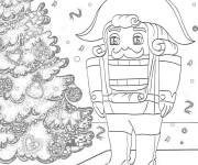 Coloriage Le soldat qui casse le noix