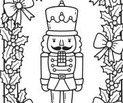 Coloriage Motifs de couronnes de casse-noisette