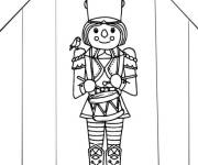 Coloriage Petit batteur de Casse-Noisette