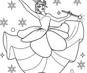 Coloriage Princesse Marie de la conte Casse-Noisette