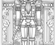 Coloriage Roi Casse-Noisette dans le ch&acirc;teau