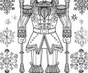 Coloriage Roi Casse-Noisette en col&egrave;re