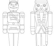 Coloriage Soldat Casse-noisette &agrave; d&eacute;couper