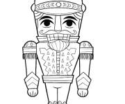 Coloriage Soldat Casse-Noisette pour ce1