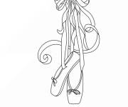 Coloriage Tenu de la ballerine de Casse-noisette