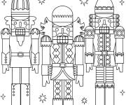 Coloriage Unit&eacute; Casse-Noisette de dessin anim&eacute;