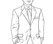 Coloriage Acteur am&eacute;ricain c&eacute;l&egrave;bre